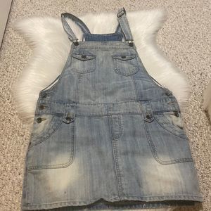 Denim Overall Dress 